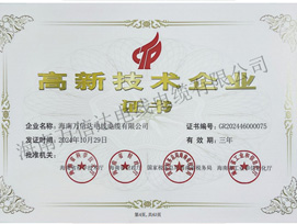 高新技術(shù)企業(yè)證書(shū)